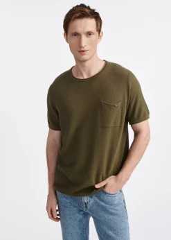 Bawełniany przewiewny t-shirt męski