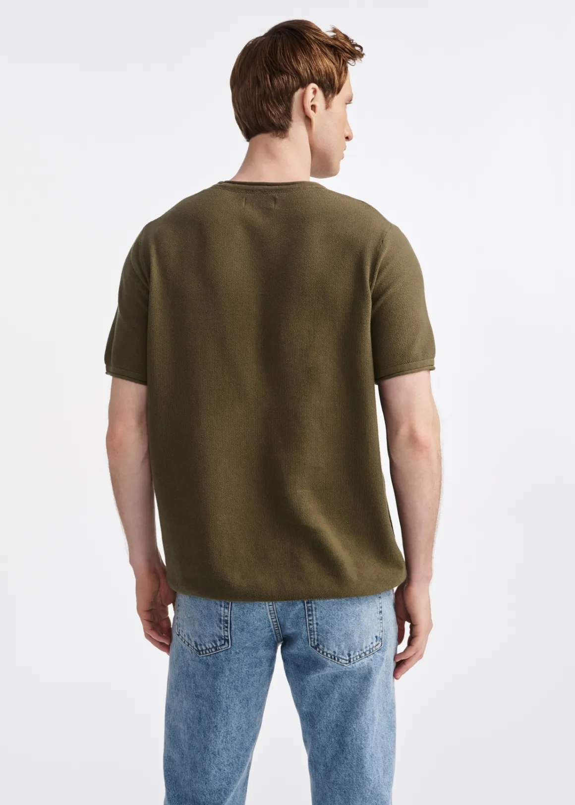 Bawełniany przewiewny t-shirt męski