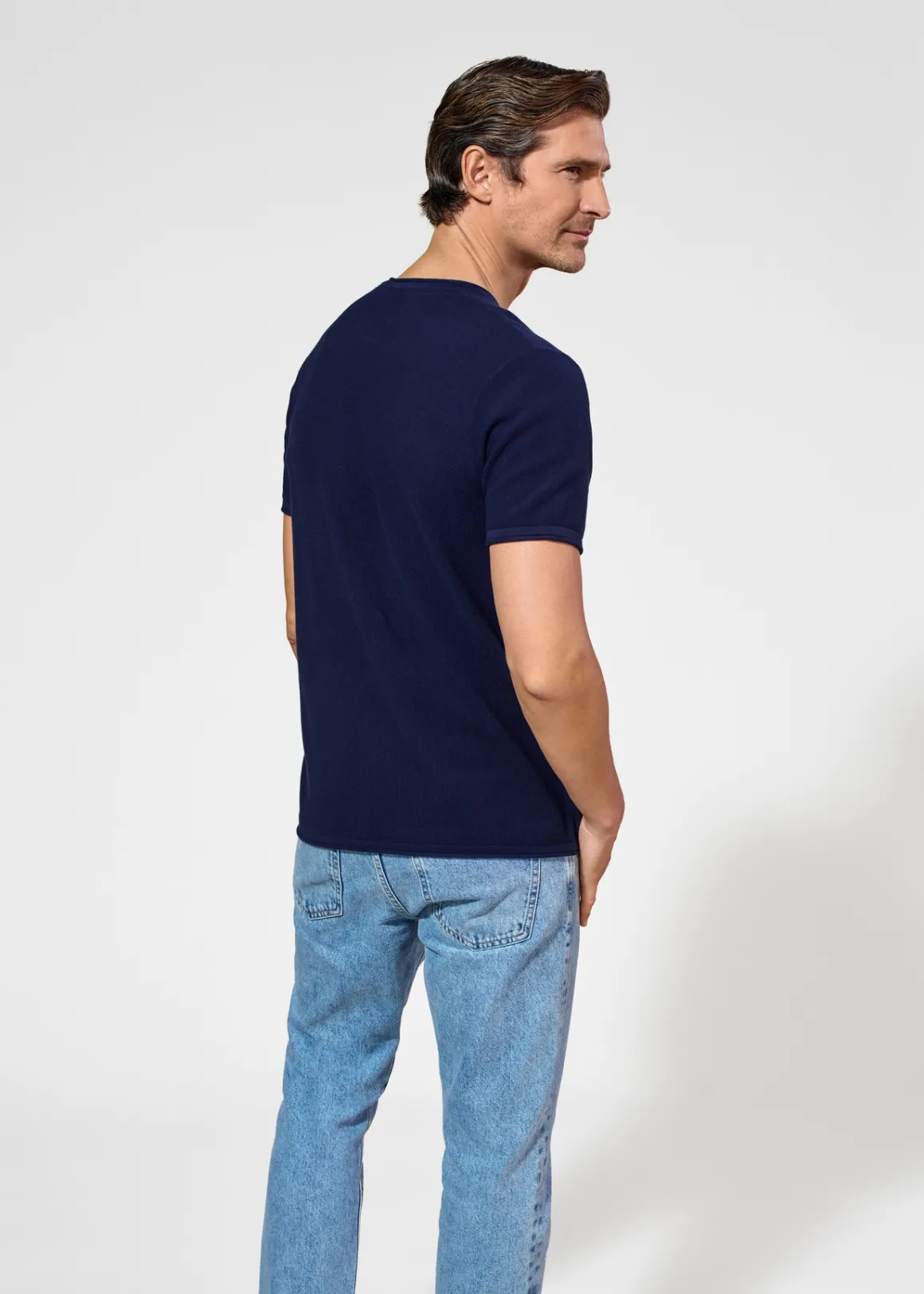 Bawełniany przewiewny T-shirt męski