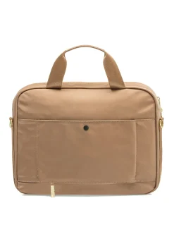 Beżowa damska torba na laptopa