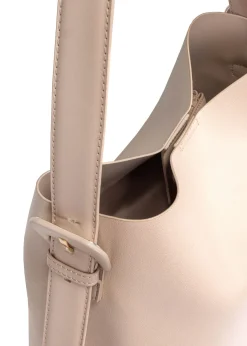 Beżowa torebka damska shopper