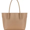 Beżowa torebka shopper damska
