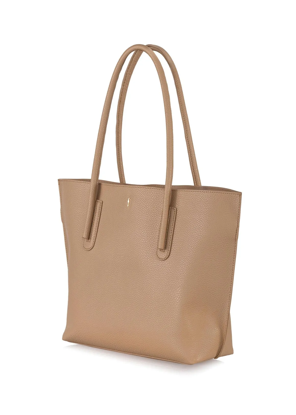 Beżowa torebka shopper damska