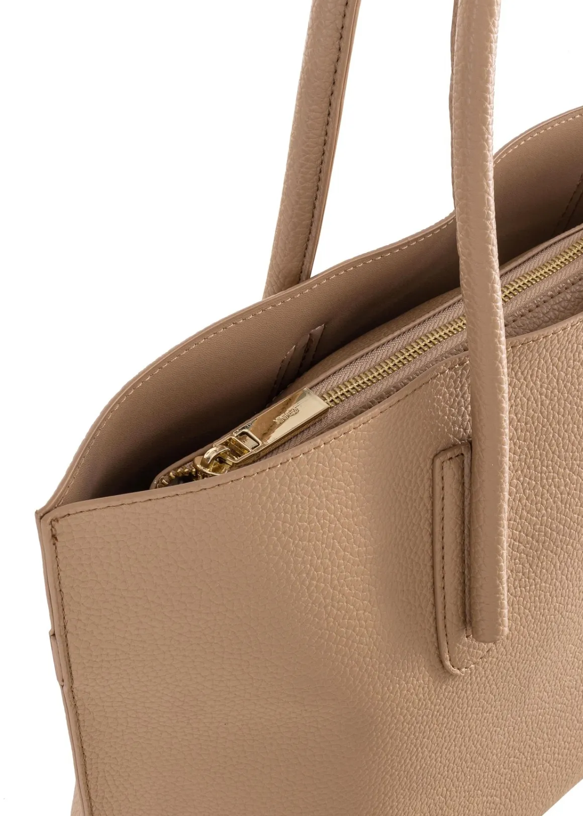 Beżowa torebka shopper damska