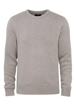 Beżowy sweter męski bawełniany