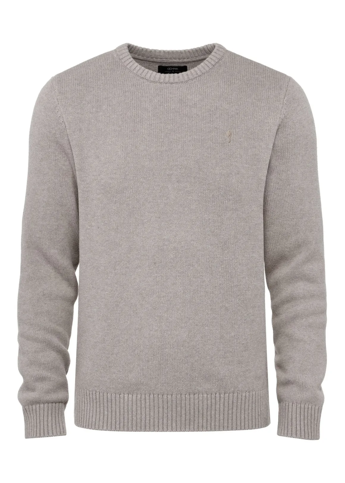 Beżowy sweter męski bawełniany