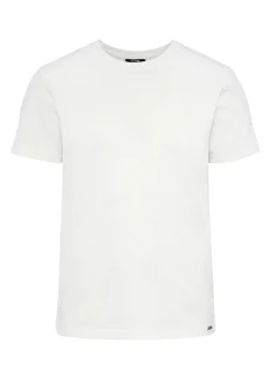 Biały bawełniany t-shirt męski