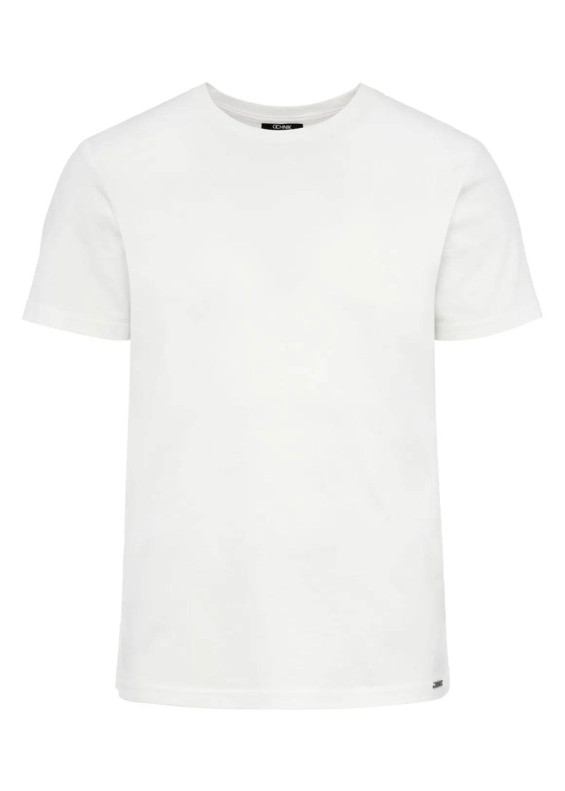 Biały bawełniany t-shirt męski