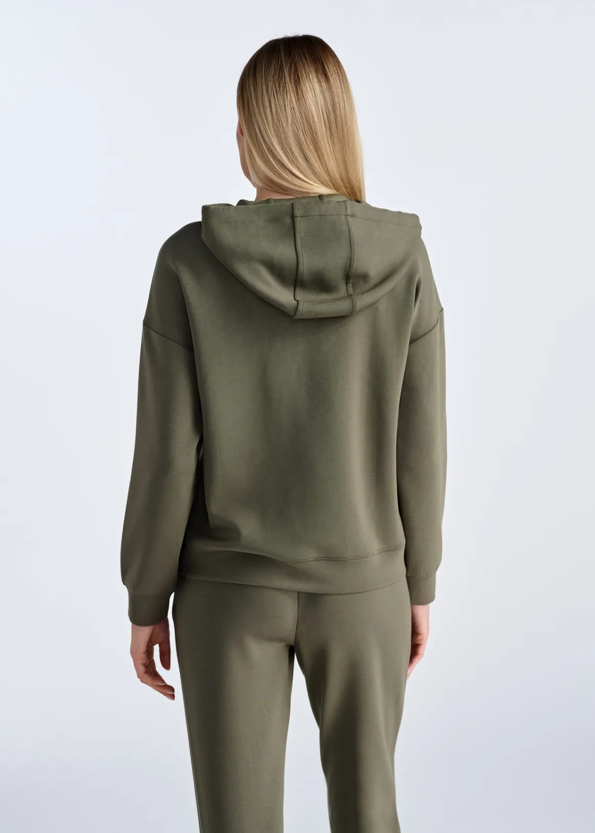 Bluza damska khaki z kapturem