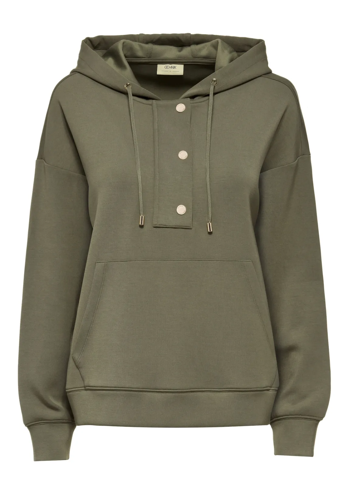 Bluza damska khaki z kapturem