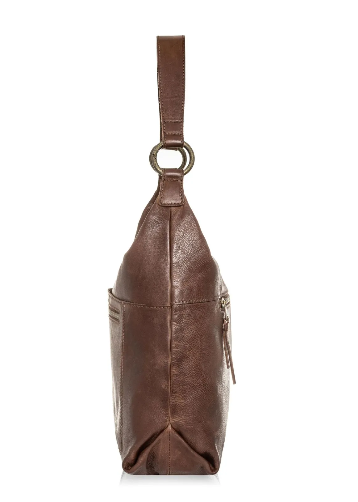 Brązowa torebka damska hobo