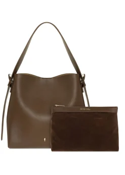 Brązowa torebka damska shopper