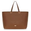 Brązowa torebka shopper damska