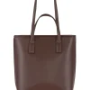 Brązowa torebka shopper damska