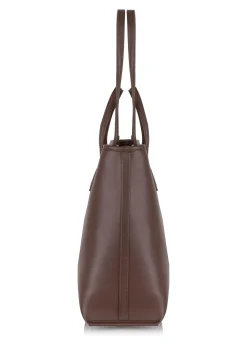 Brązowa torebka shopper damska