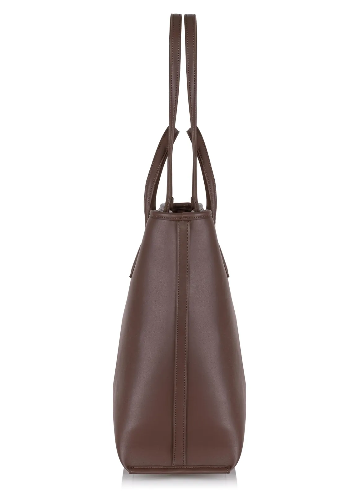 Brązowa torebka shopper damska