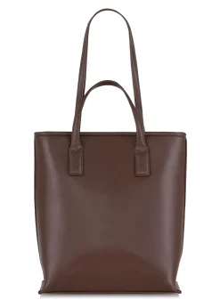 Brązowa torebka shopper damska