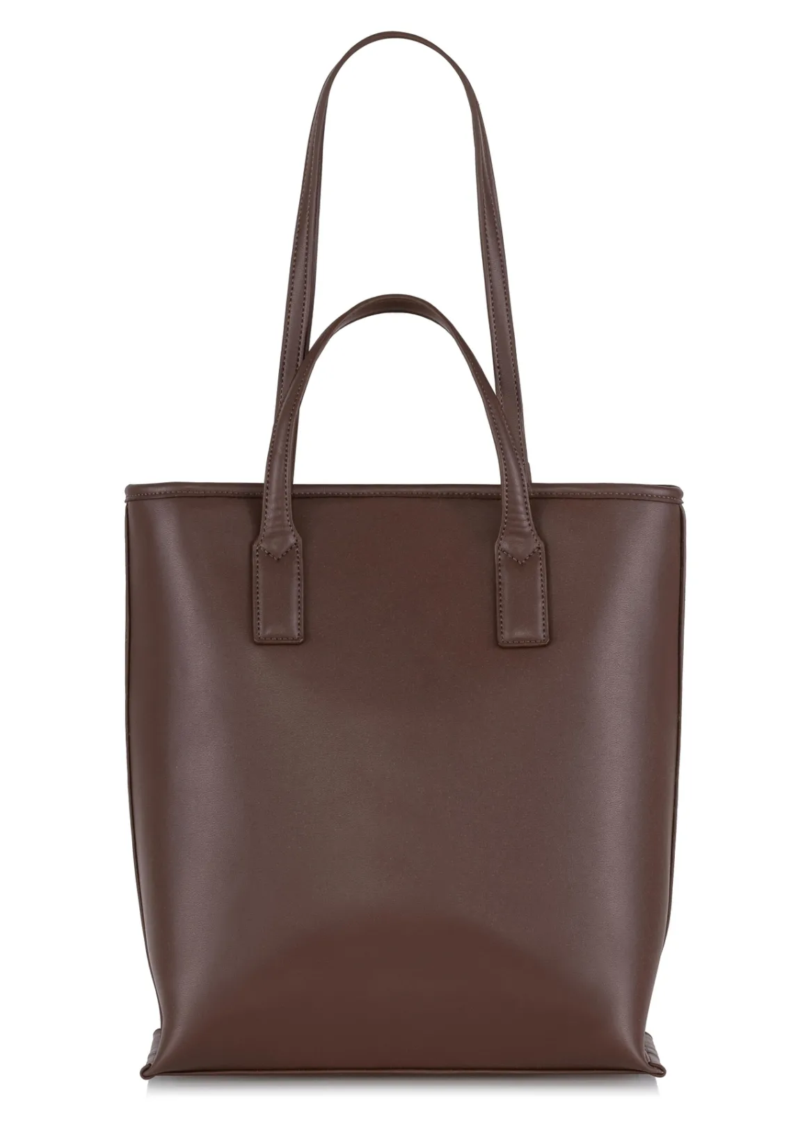 Brązowa torebka shopper damska