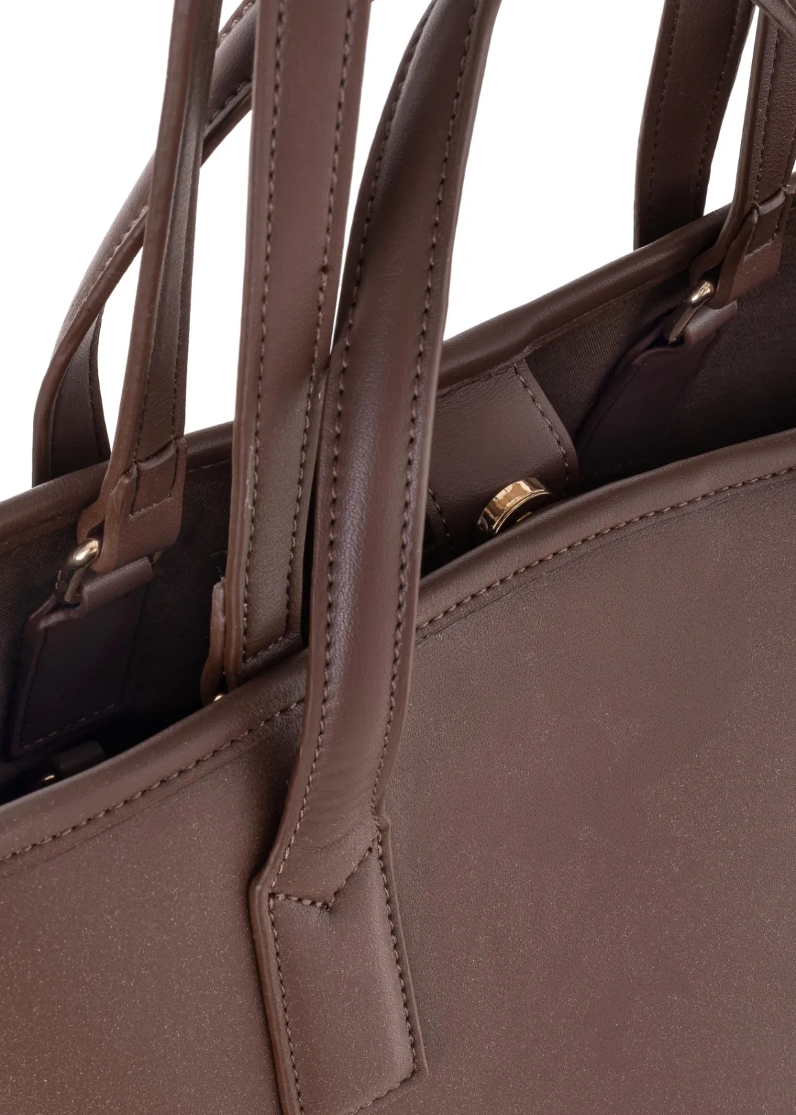 Brązowa torebka shopper damska
