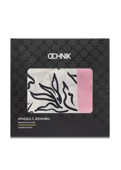Cienki szalik damski z jedwabiu