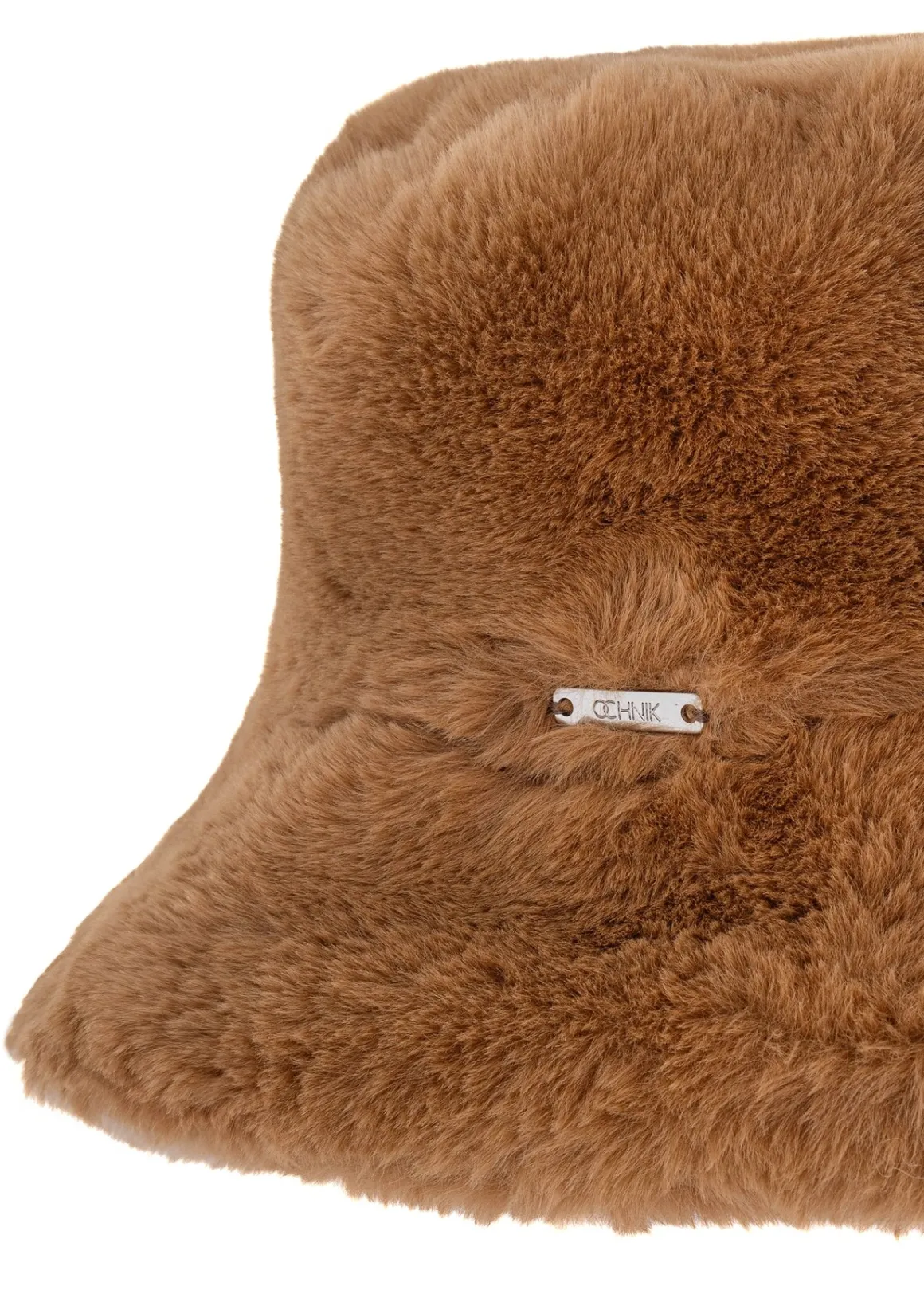 Czapka damska w kolorze camelowym