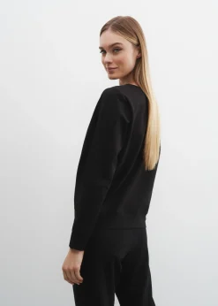 Czarna bluza damska z suwakiem