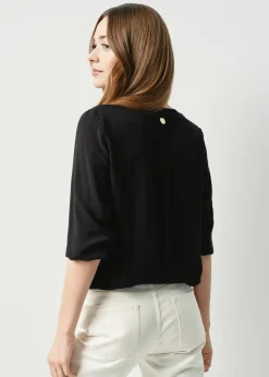 Czarna bluzka basic damska
