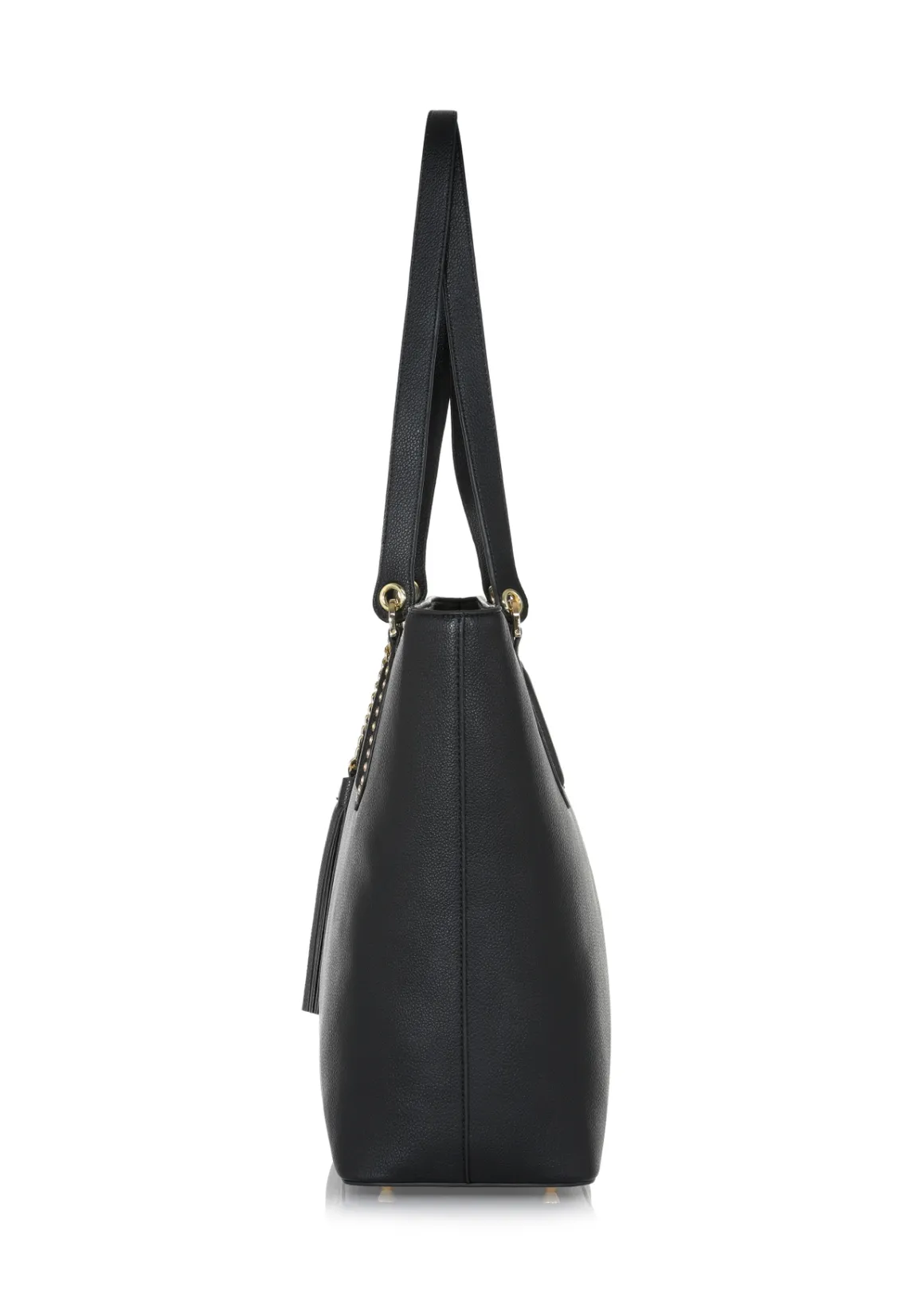 Czarna damska torebka shopper