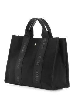Czarna damska torebka typu tote bag