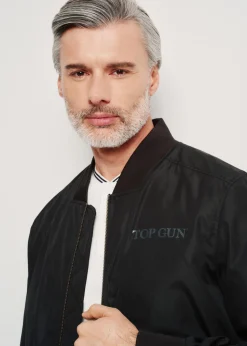Czarna kurtka bomberka męska TOP GUN