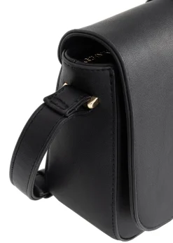 Czarna listonoszka damska z logo