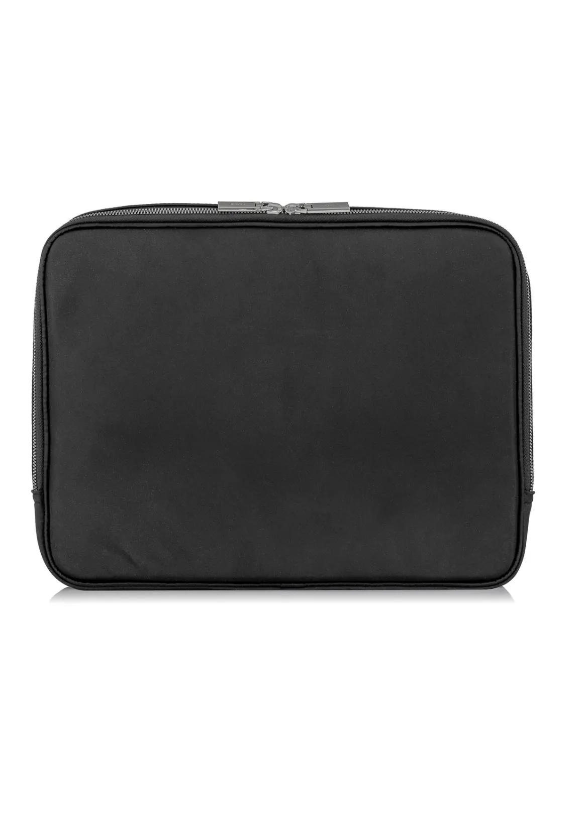 Czarna teczka damska z kieszenią na laptop