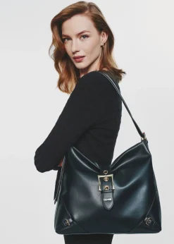 Czarna torebka shopper damska