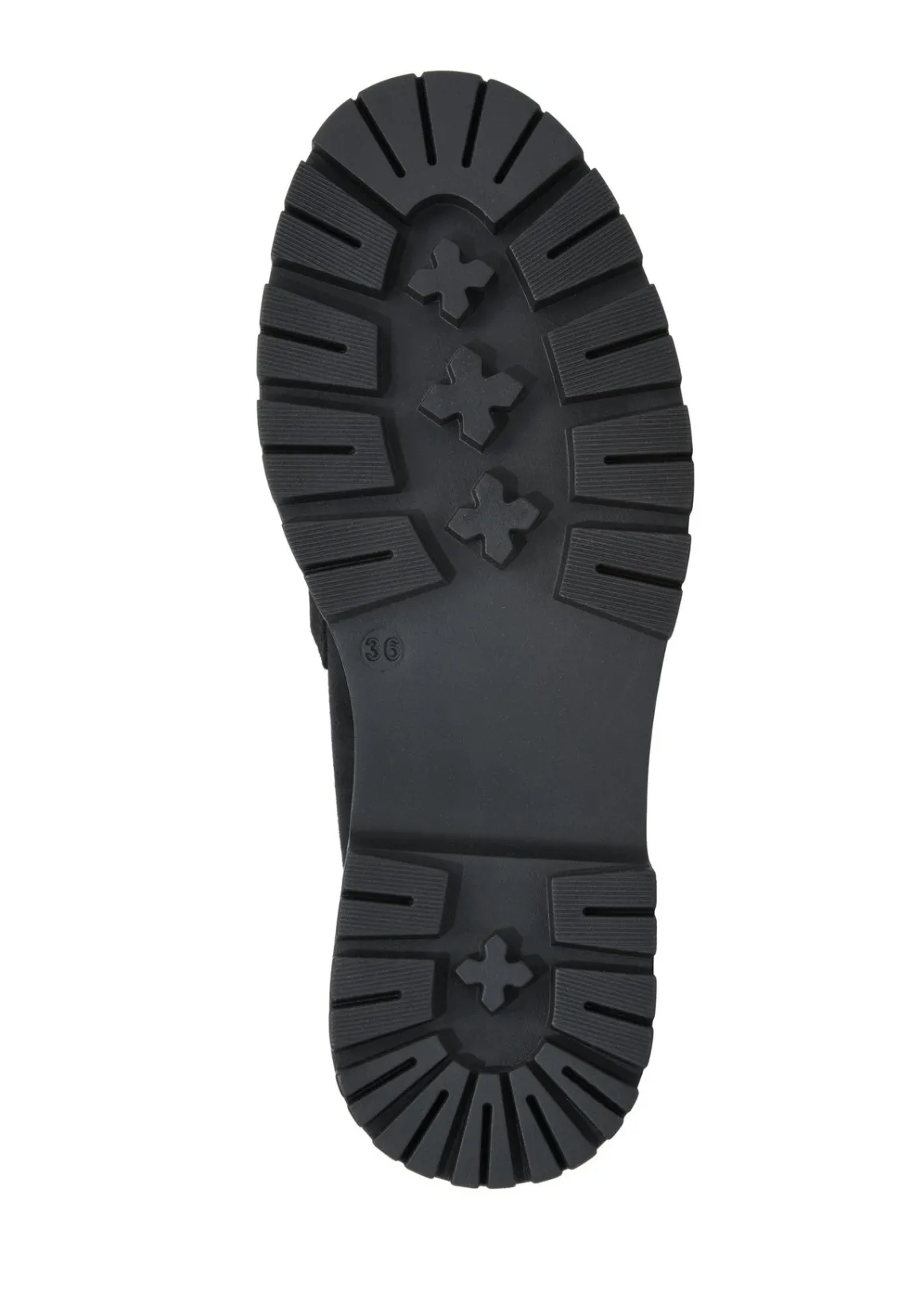 Czarne skórzane loafersy damskie