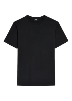 Czarny bawełniany T-shirt męski
