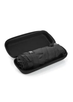 Czarny parasol damski z etui