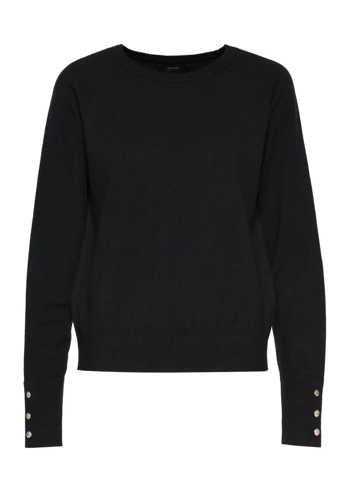 Czarny sweter damski