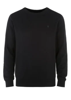 Czarny sweter męski basic