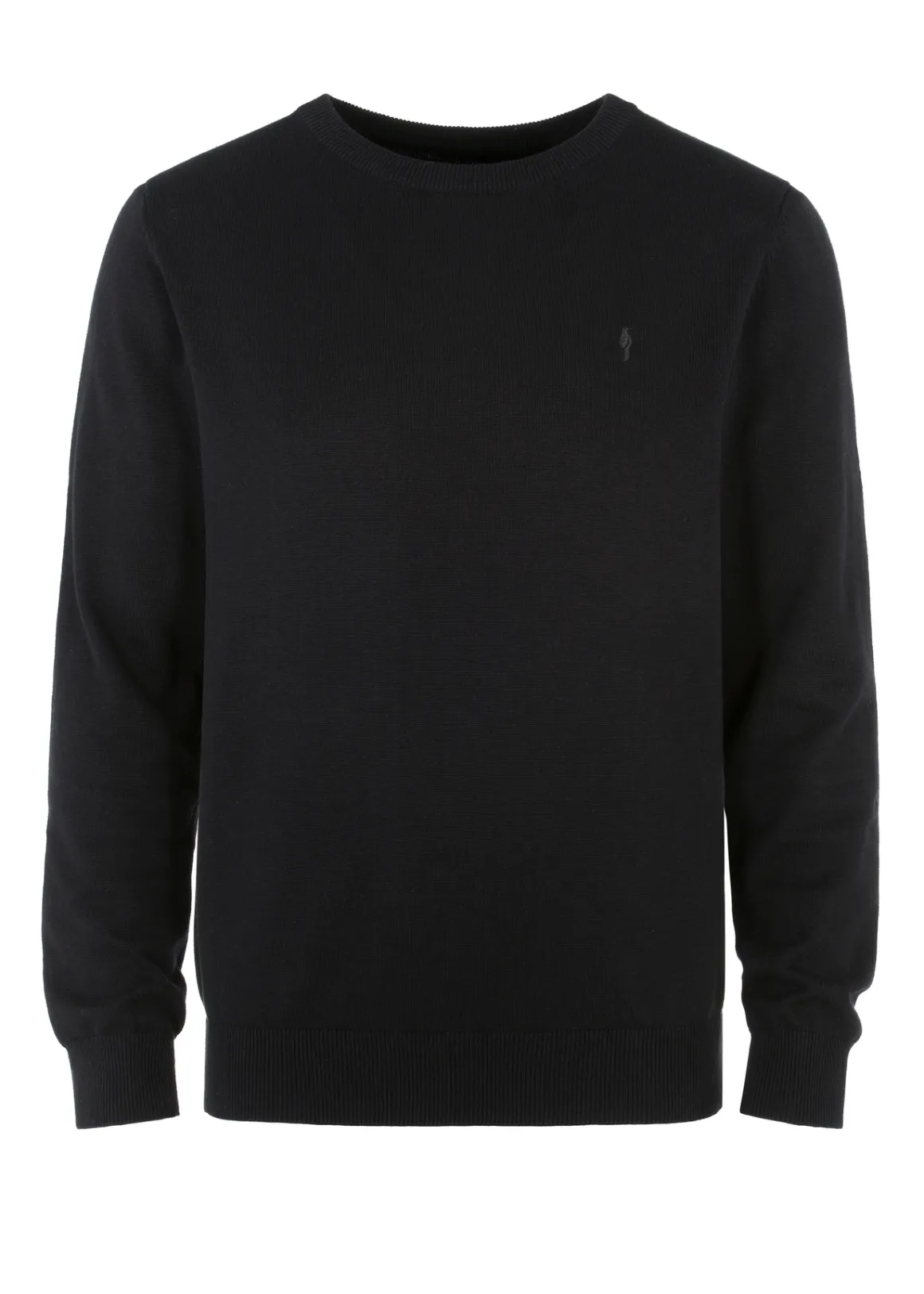 Czarny sweter męski basic