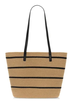 Duża pleciona torebka shopper