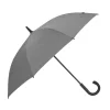 Duży parasol damski w kolorze szarym