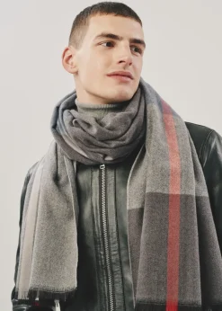 Duży szalik zimowy męski