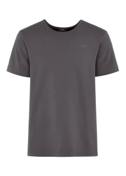 Grafitowy bawełniany t-shirt męski