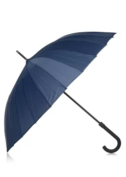 Granatowy duży parasol męski
