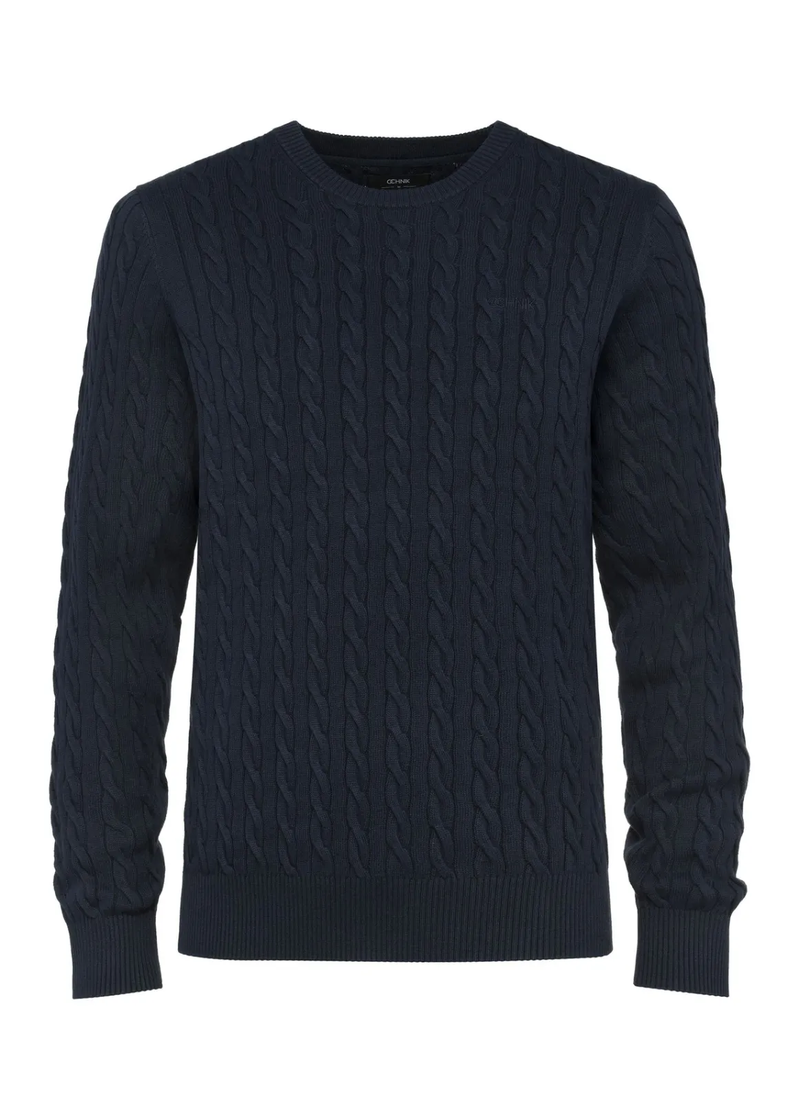 Granatowy sweter męski bawełniany