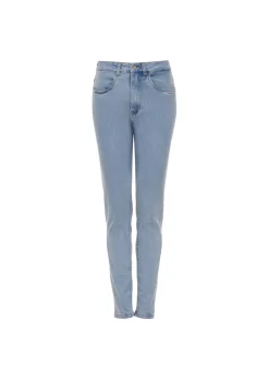 Jasne spodnie jeansowe damskie