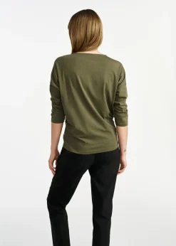 Khaki bluzka damska