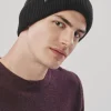 Klasyczna czarna czapka zimowa męska