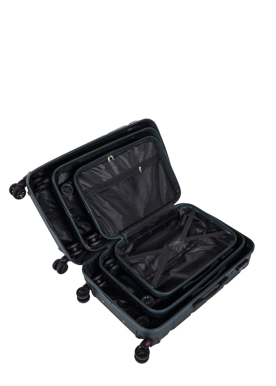 Komplet walizek na kółkach 19"/24"/28"