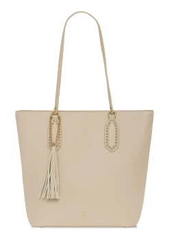 Kremowa damska torebka shopper